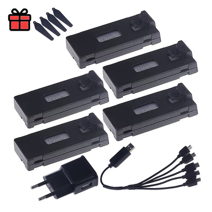 Rechargeable 3.7V 6500Mah Battery an Charger for RC Drone E88 E88PRO E99 E99PRO P1 K3 P10 A13 E525 RC Quadcopter Parts Battery
