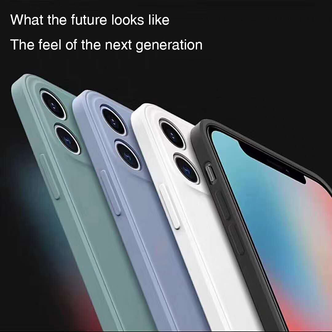 Case for Iphone 17 16 15 14 13 12 11 Pro Max XR Shockproof Silicone Phone Cover