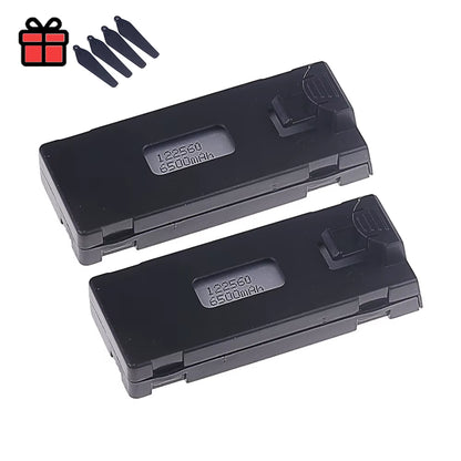 Rechargeable 3.7V 6500Mah Battery an Charger for RC Drone E88 E88PRO E99 E99PRO P1 K3 P10 A13 E525 RC Quadcopter Parts Battery
