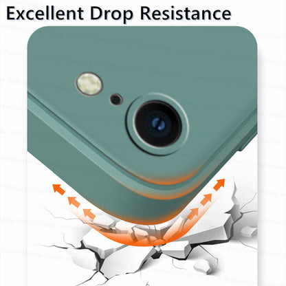 Case for Iphone 17 16 15 14 13 12 11 Pro Max XR Shockproof Silicone Phone Cover