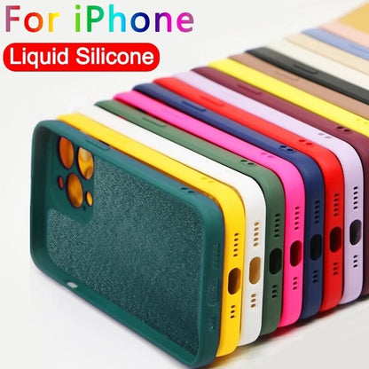 Case for Iphone 17 16 15 14 13 12 11 Pro Max XR Shockproof Silicone Phone Cover