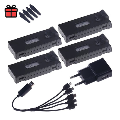 Rechargeable 3.7V 6500Mah Battery an Charger for RC Drone E88 E88PRO E99 E99PRO P1 K3 P10 A13 E525 RC Quadcopter Parts Battery