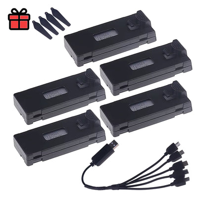 Rechargeable 3.7V 6500Mah Battery an Charger for RC Drone E88 E88PRO E99 E99PRO P1 K3 P10 A13 E525 RC Quadcopter Parts Battery