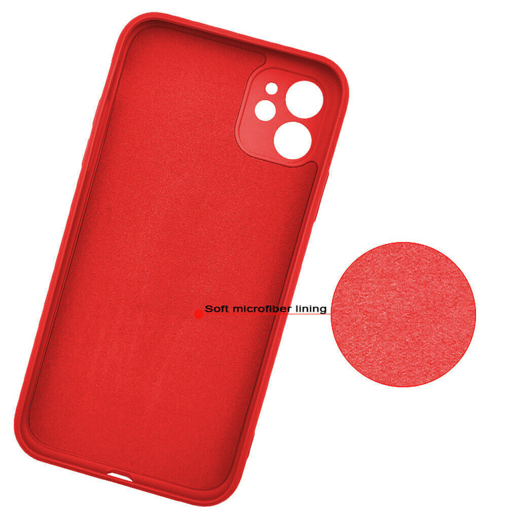 Case for Iphone 17 16 15 14 13 12 11 Pro Max XR Shockproof Silicone Phone Cover